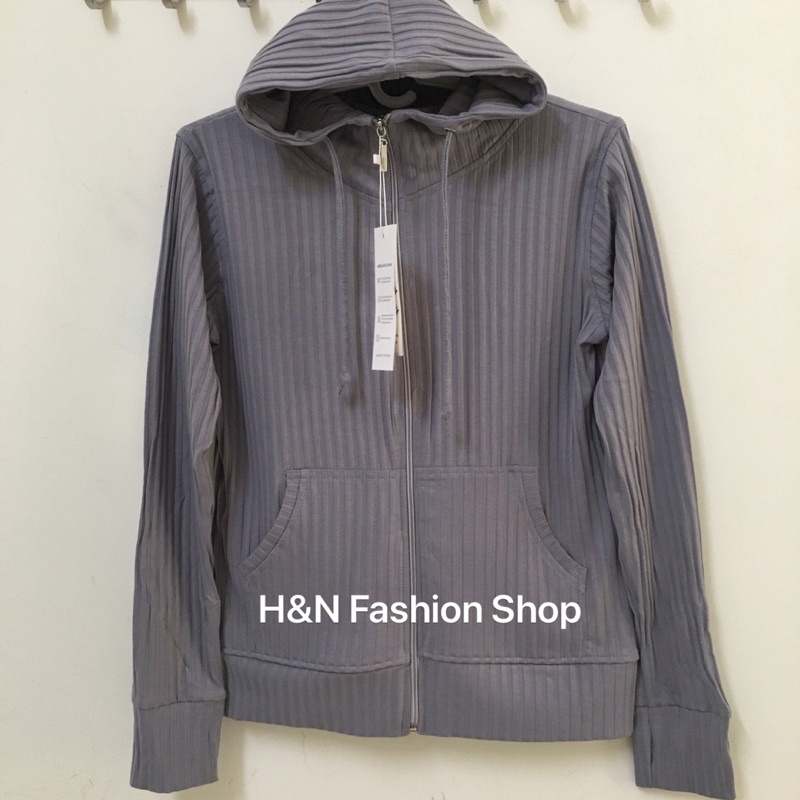 Áo Khoác Chống Nắng Nữ Vải Thun Gân 6 Túi.