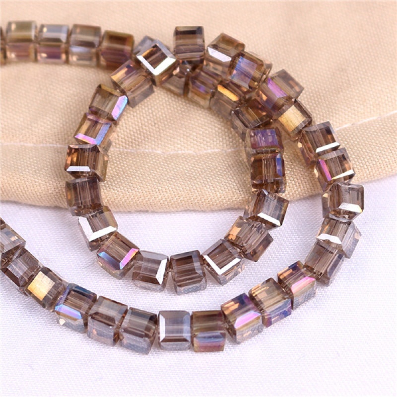 Set 100 Hạt Cườm Xỏ Lỗ 6mm Dùng Để Làm Đồ Trang Sức Thủ Công