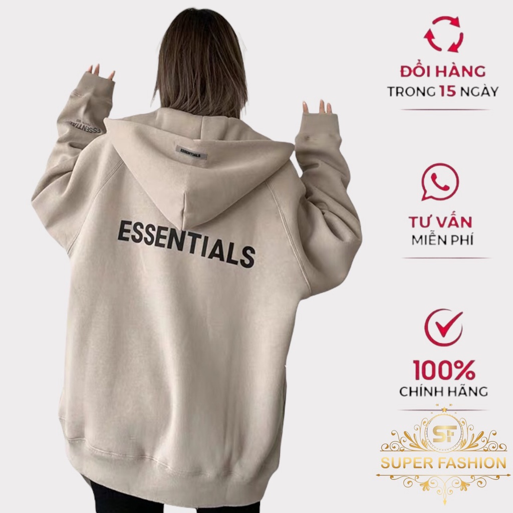 Áo khoác nam nữ form rộng Hàn Quốc, kiểu hoodie chui đầu có dây kéo đi học powr[SUPER FASHION]