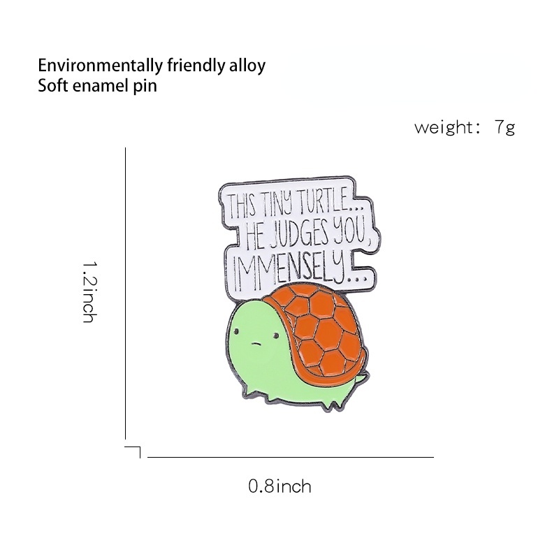 Ghim cài áo MISS ZOE hình rùa con xinh xắn dễ thương