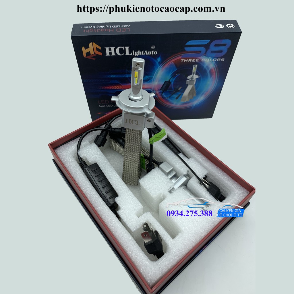 BỘ ĐÈN LED PHA, CỐT, GẦM THẾ HỆ MỚI HC HCLight S8(3 CHẾ ĐỘ MÀU)