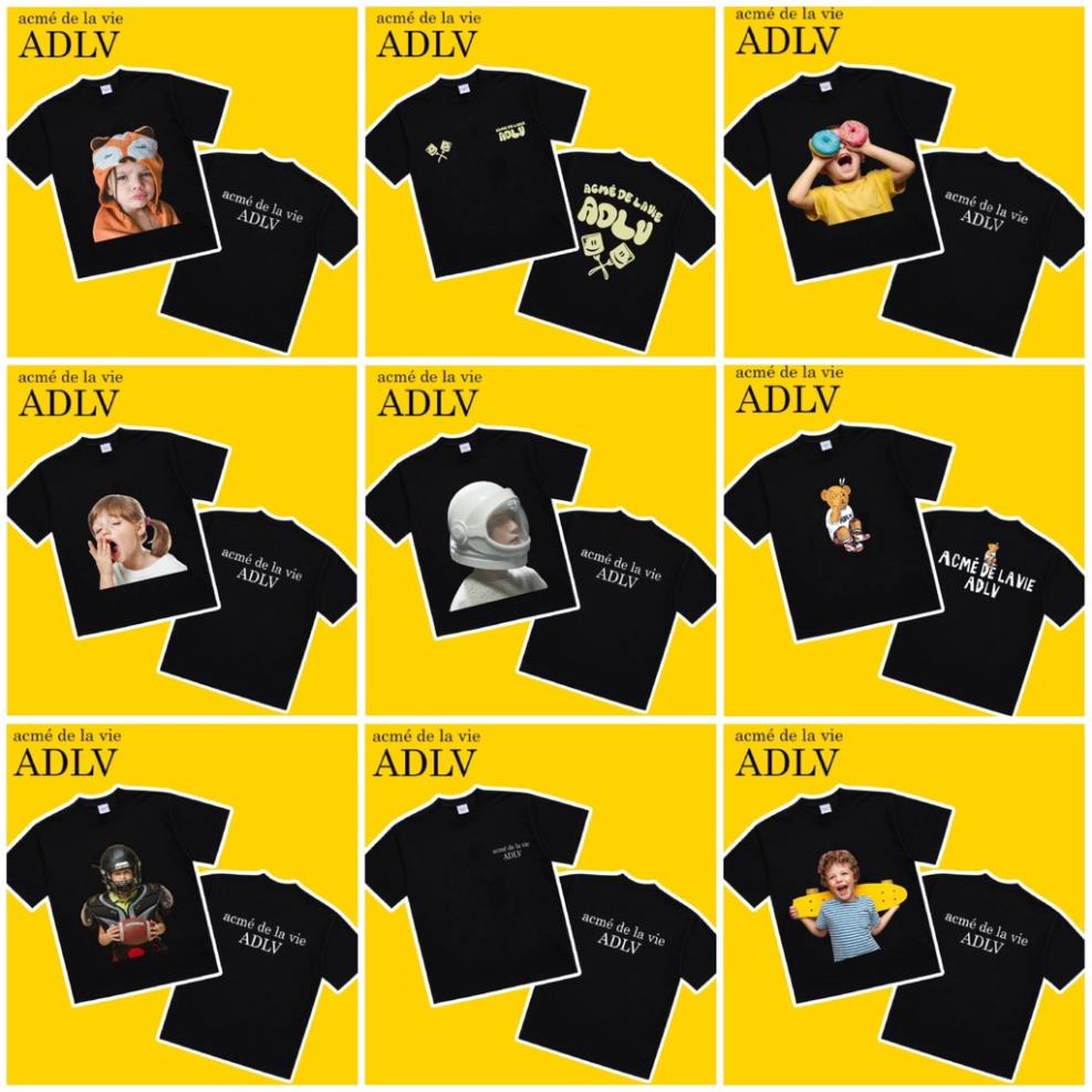 Áo thun tay lỡ form rộng ADLV Acmé de la vie Full Mẫu phong cách hàn quốc HARIQUEEN áo phông nam nữ unisex Freesize 65kg