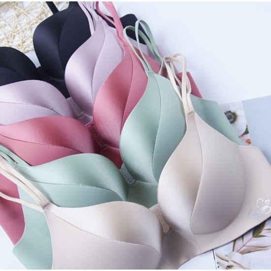 Áo ngực nữ đẹp ❤️FREESHIP❤️ Áo lót đúc su không gọng đệm dày phối lụa sang trảnh