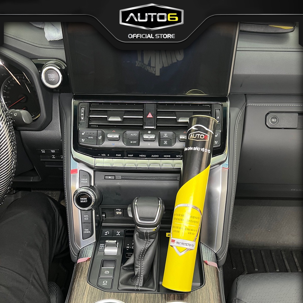 Bộ Film PPF trong suốt dán xe TOYOTA LAND CRUISER LC200 2022-2023 chống xước nội thất ô tô - AUTO6