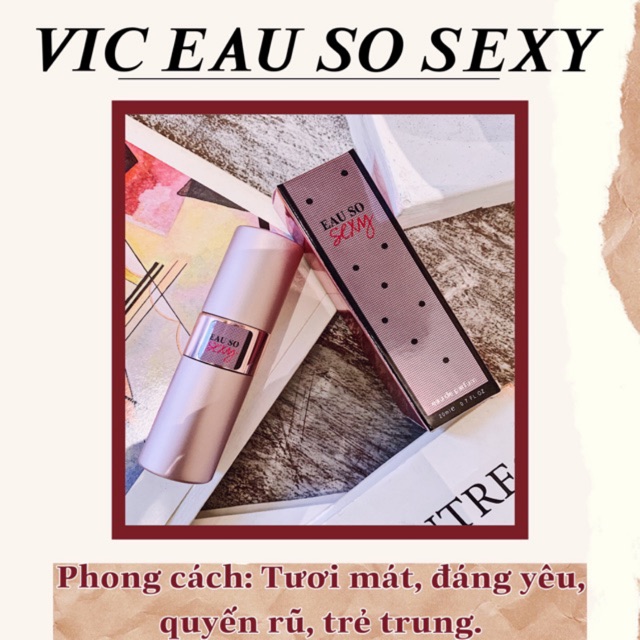 Nước hoa mini 20ml VICTORIA’S EAU SO SEXY