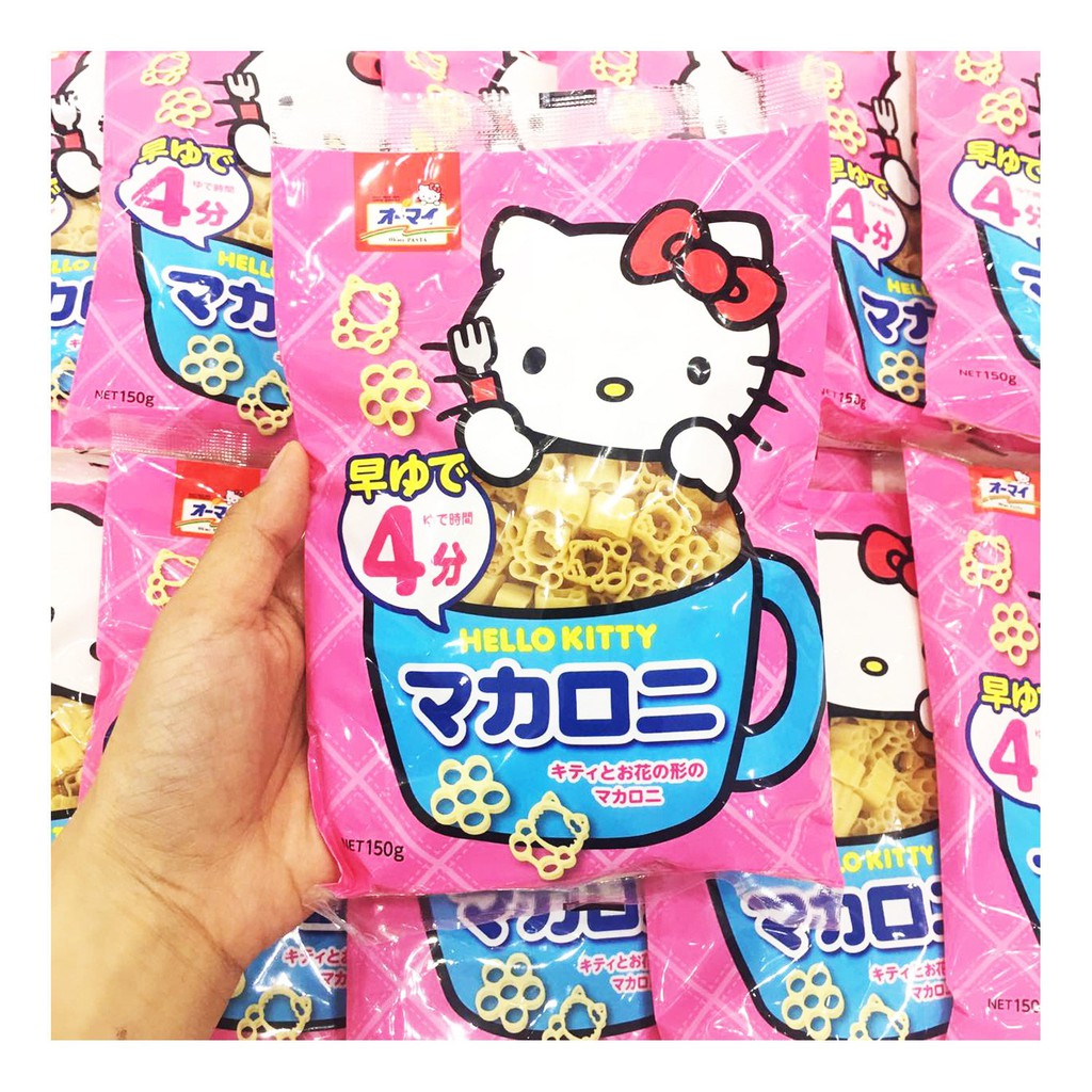 Mỳ nui trứng hello kitty - 150g Nhật Bản cho bé 9m+