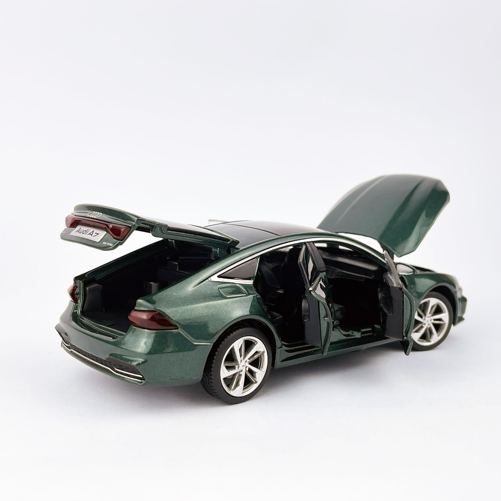 Xe mô hình sắt Audi A7 TẶNG BIỂN SỐ tỉ lệ 1:32 hãng Jackiekim
