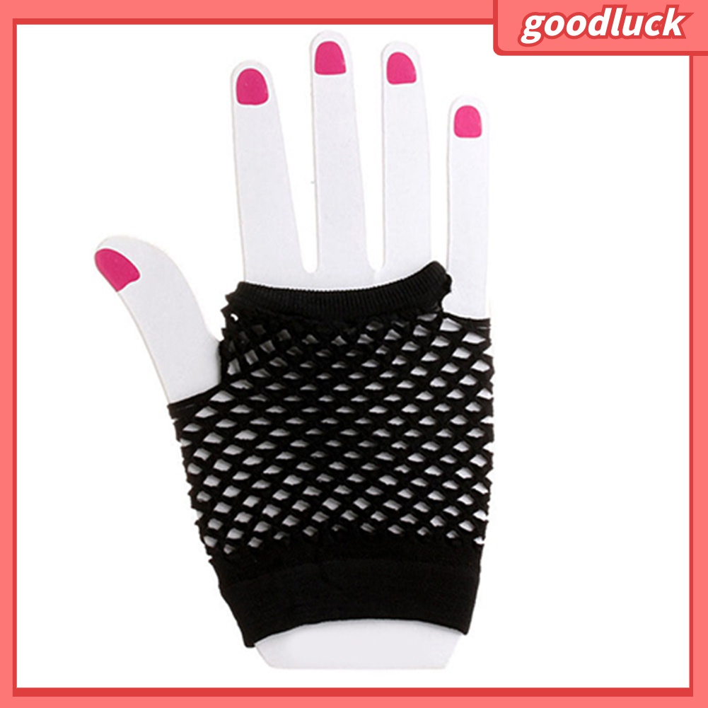 Găng Tay Lưới Hở Ngón Hóa Trang Gợi Cảm Cho Nữ