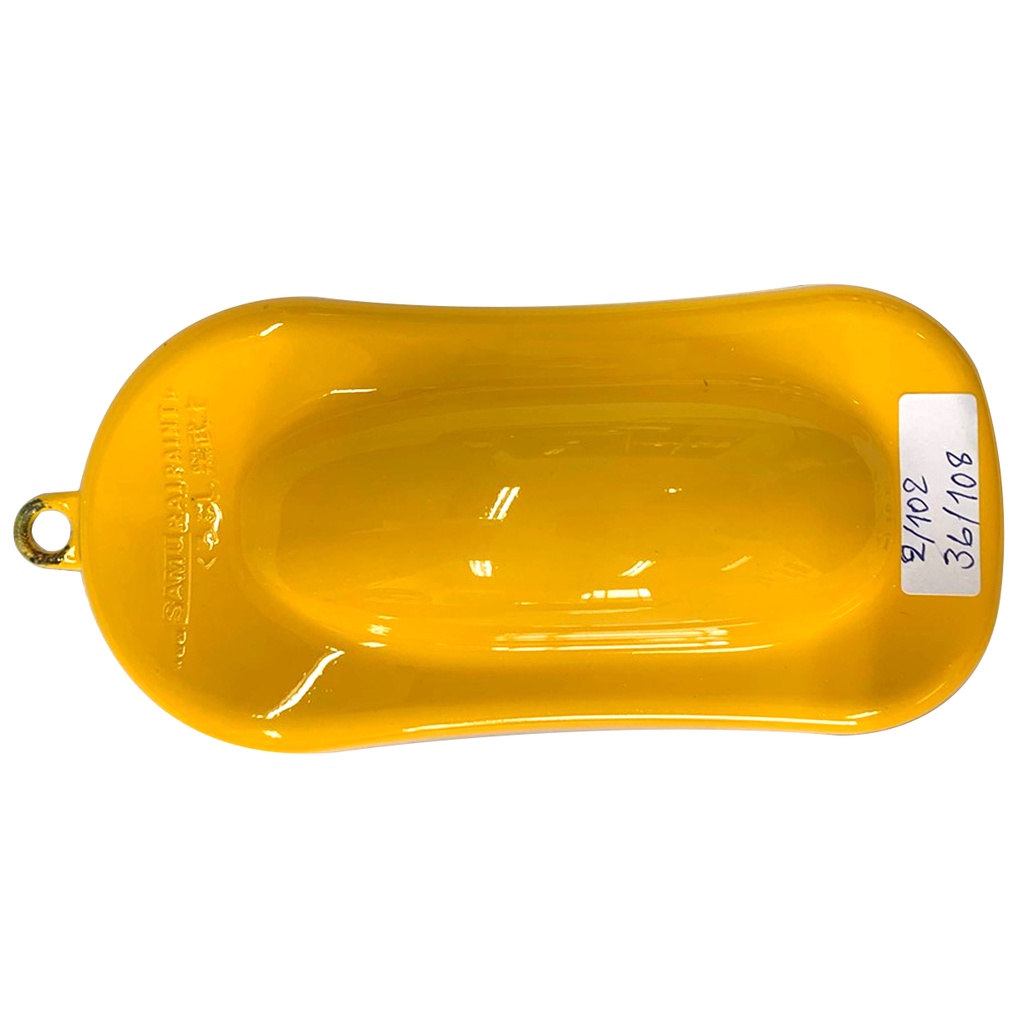 Sơn Samurai màu vàng crom 36/108 chính hãng, sơn xịt dàn áo xe máy chịu nhiệt, chống nứt nẻ, kháng xăng