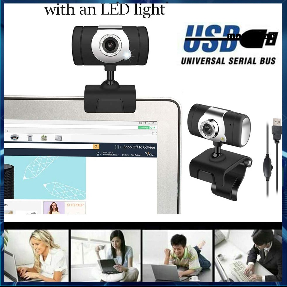 Webcam 480P cổng USB kèm mic cho máy tính