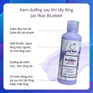 Kem dưỡng da sau wax jax wax