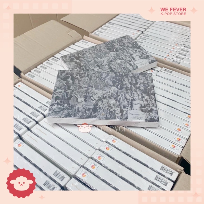 Bộ đồ chơi thẻ bài bo góc | R solo | Róse | Black Pink | Hàng chính hãng, có sẵn - bản thường