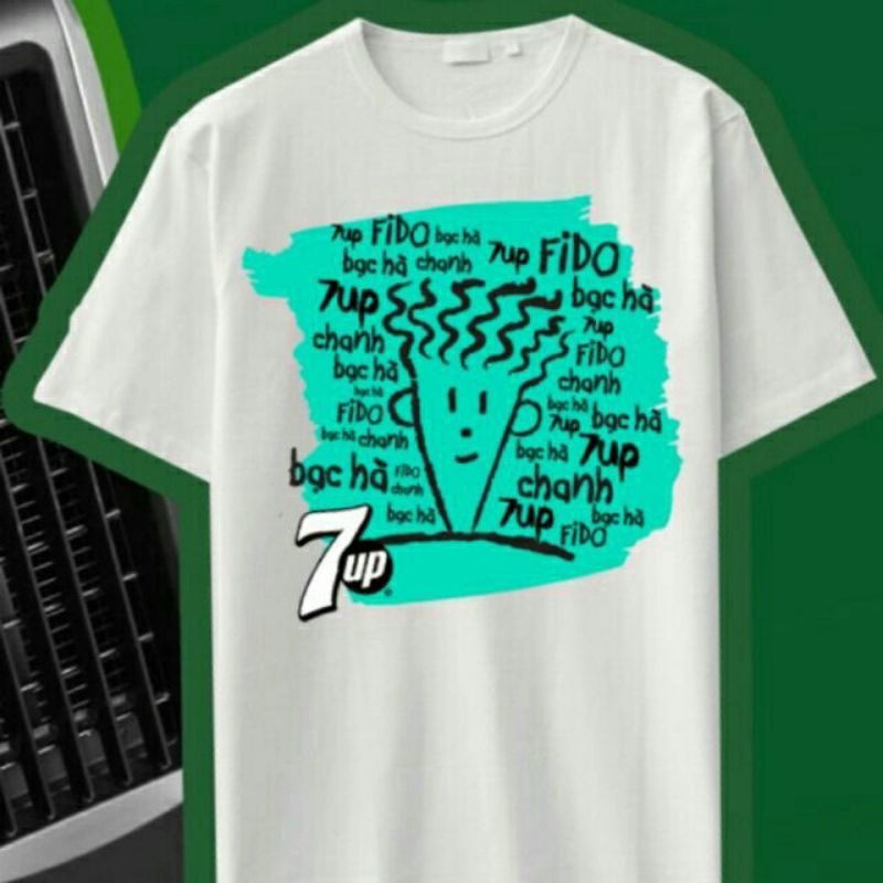 Áo thun cotton 7up chất mát