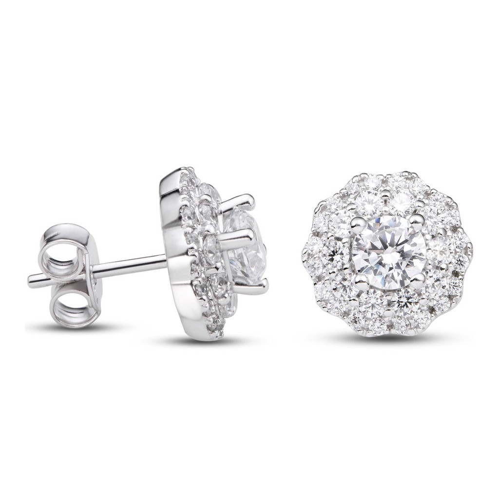 Bông tai Bạc đính đá CZ PNJSilver XMXMK000157