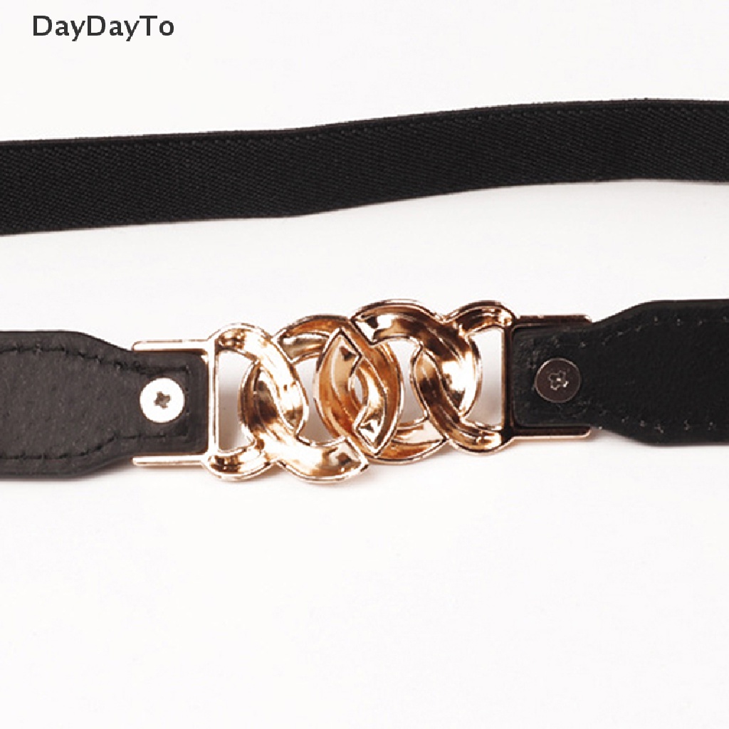 Thắt Lưng Dây Xích Co Giãn 3 Màu Tùy Chọn Cho Nữ
