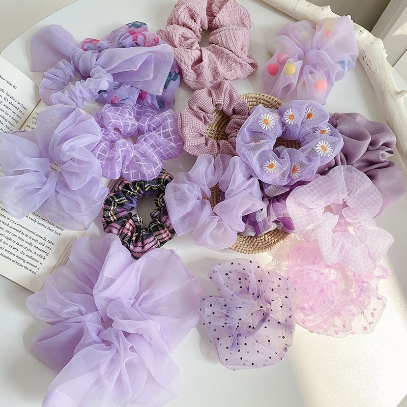 Dây Buộc Tóc Đơn Giản Phong Cách Hàn Quốc Dành Cho Nữ