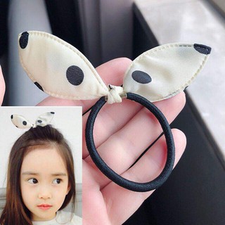 Dây buộc tóc tai thỏ siêu xinh