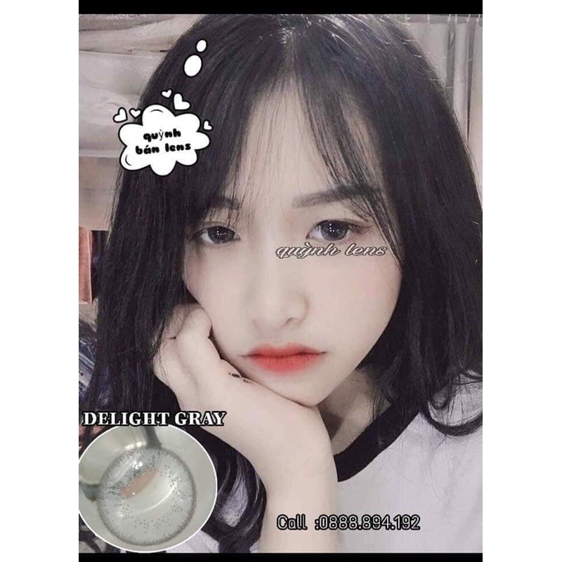 MẪU LENS STELLA GRAY GIÃN TO ( KHÔNG ĐỘ)