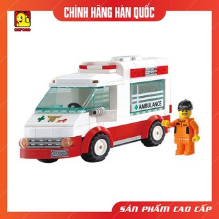 Xe cứu thương đồ chơi lắp ráp - Mô hình lắp ráp xe Oxford ST33328 gồm 175 mảnh nhựa ABS an toàn cho trẻ em từ 6 tuổi