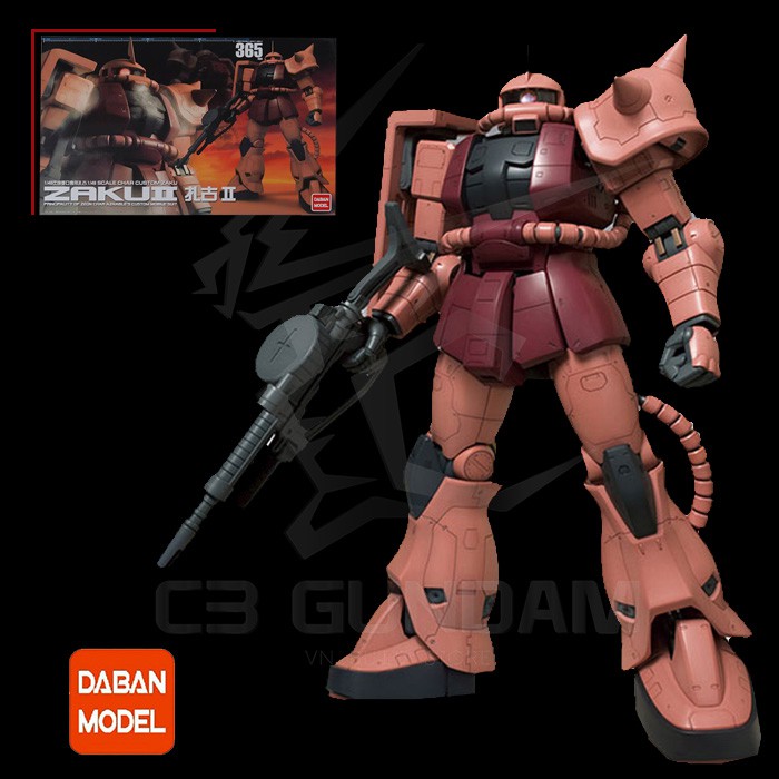 MÔ HÌNH GUNDAM DABAN MEGASIZE 1/48 DABAN MS-06S ZAKU II GUNDAM UNIVERSAL CENTURY