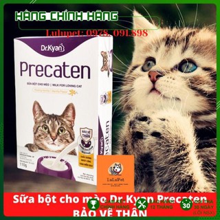 [HÀNG NHẬP KHẨU] Sữa bột cho mèo dinh dưỡng Precaten | Hộp 110g