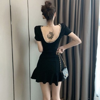 Đầm xoè body hở lưng gợi cảm