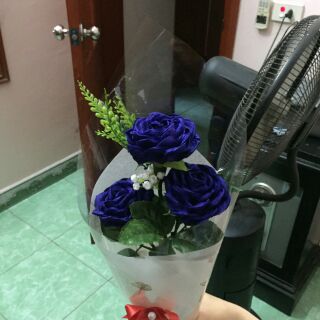 Bó hoa giấy nhún
