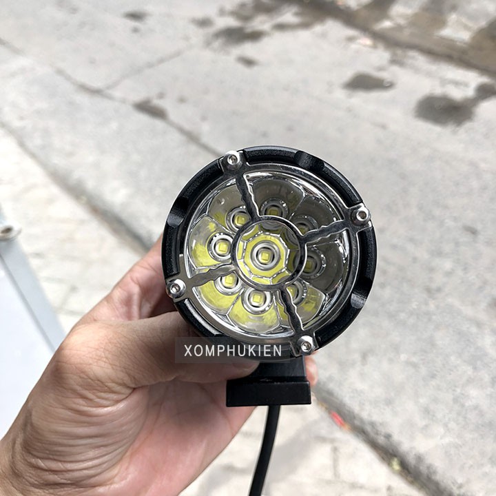 Đèn Trợ Sáng L9 MOTO-WOLF 40W Gắn Xe Máy [ Tặng Công Tắc ]