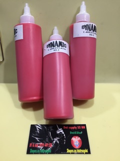 Mực tập xăm Dynamic mầu đỏ hàng bình dân.