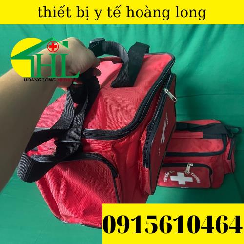 Túi Cứu Thương Màu Đỏ Cỡ Trung 30x20x20cm - Túi Y Tế