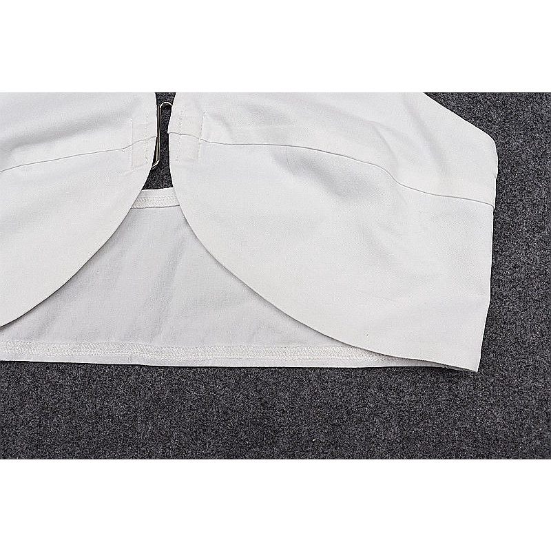 DUNEA Áo tanktop cổ chữ V thiết kế hở lưng quyến rũ