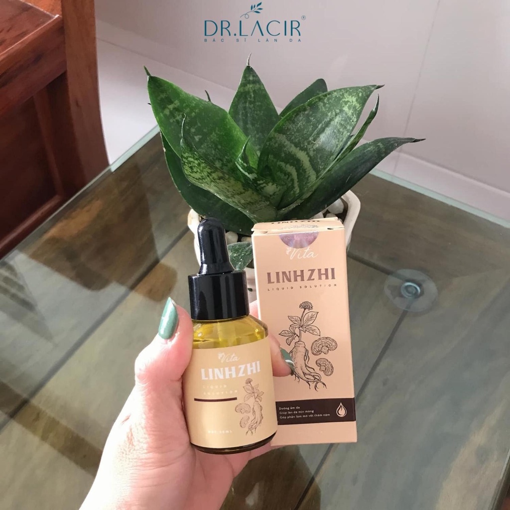 Tái Tạo Da Sâm Linh Zhi Loại bỏ mụn thâm, Da xỉn màu, Lỗ chân lông to, Sạm, Nám DR.LACIR 30 ml vs 110 ml LM36