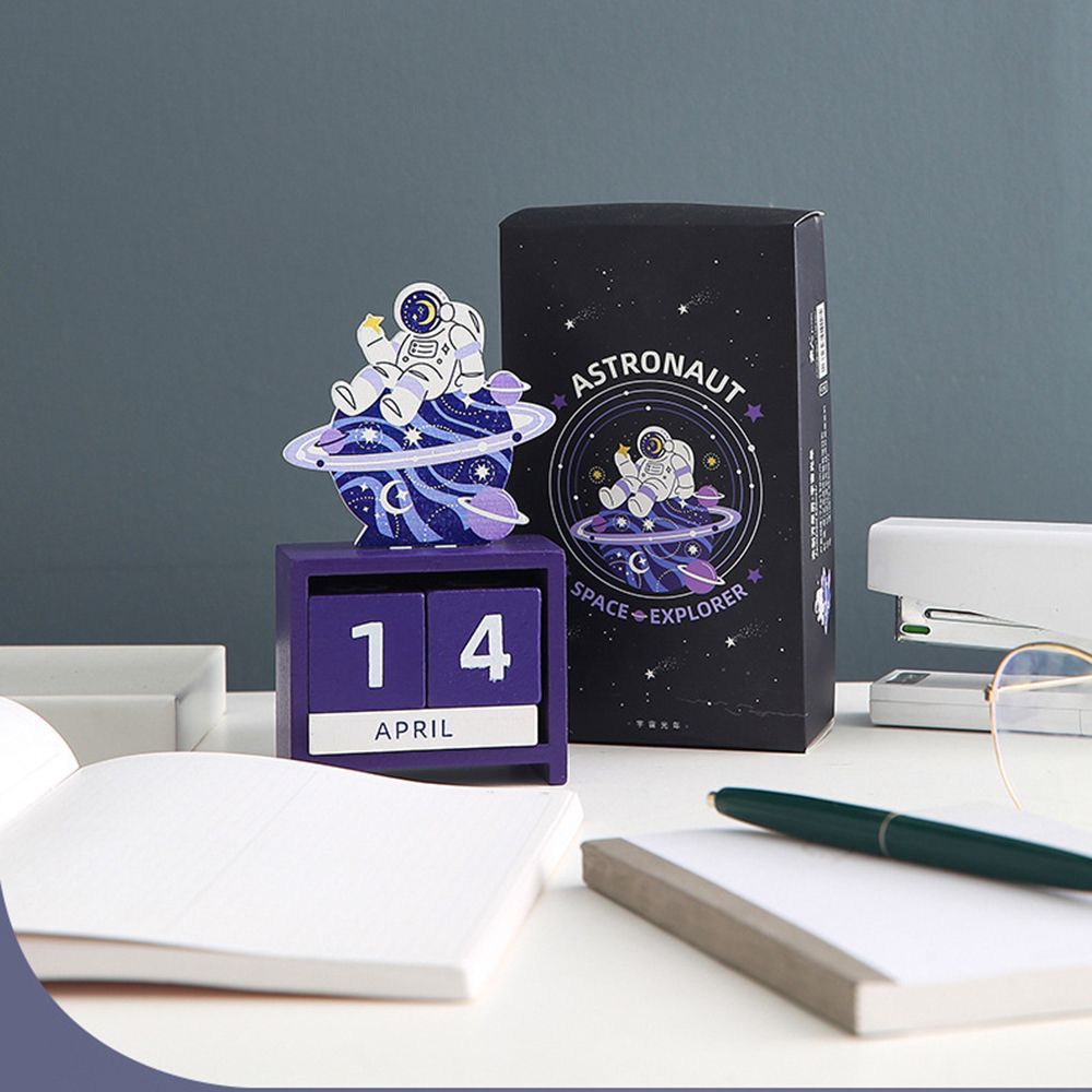 Lịch gỗ để bàn thiết kế dễ thương dùng trang trí nhà cửa/ văn phòng