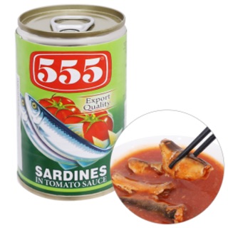Cá mòi 555 sốt cà 155g nhập khẩu philipines