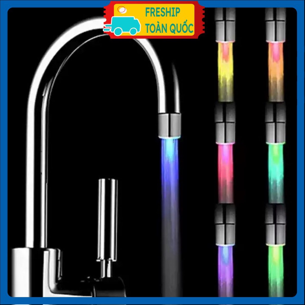 PVN22883 Đầu vòi nước tăng áp đèn led tự động phát sáng T2 .