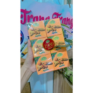 Xà phòng cam nghệ orange natural soap lố 12 bánh