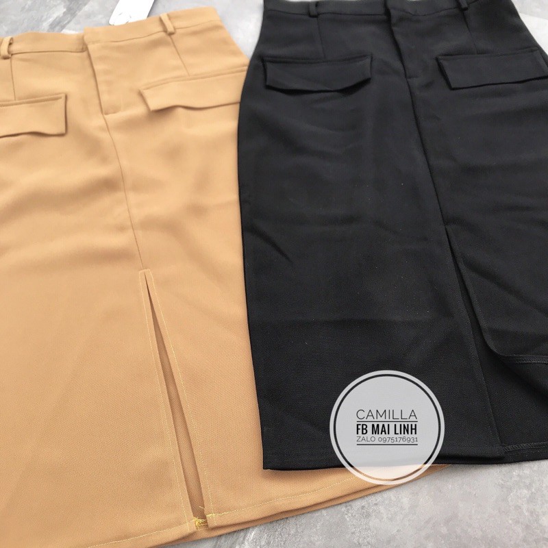 [ Mã FAXANH55 giảm 10K đơn 50K] ⚡️BÁN SỈ⚡️Chân váy xẻ sau có túi giả | BigBuy360 - bigbuy360.vn