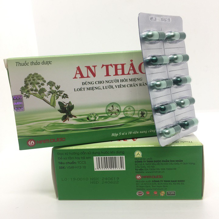 Viên uống nhiệt miệng An Thảo