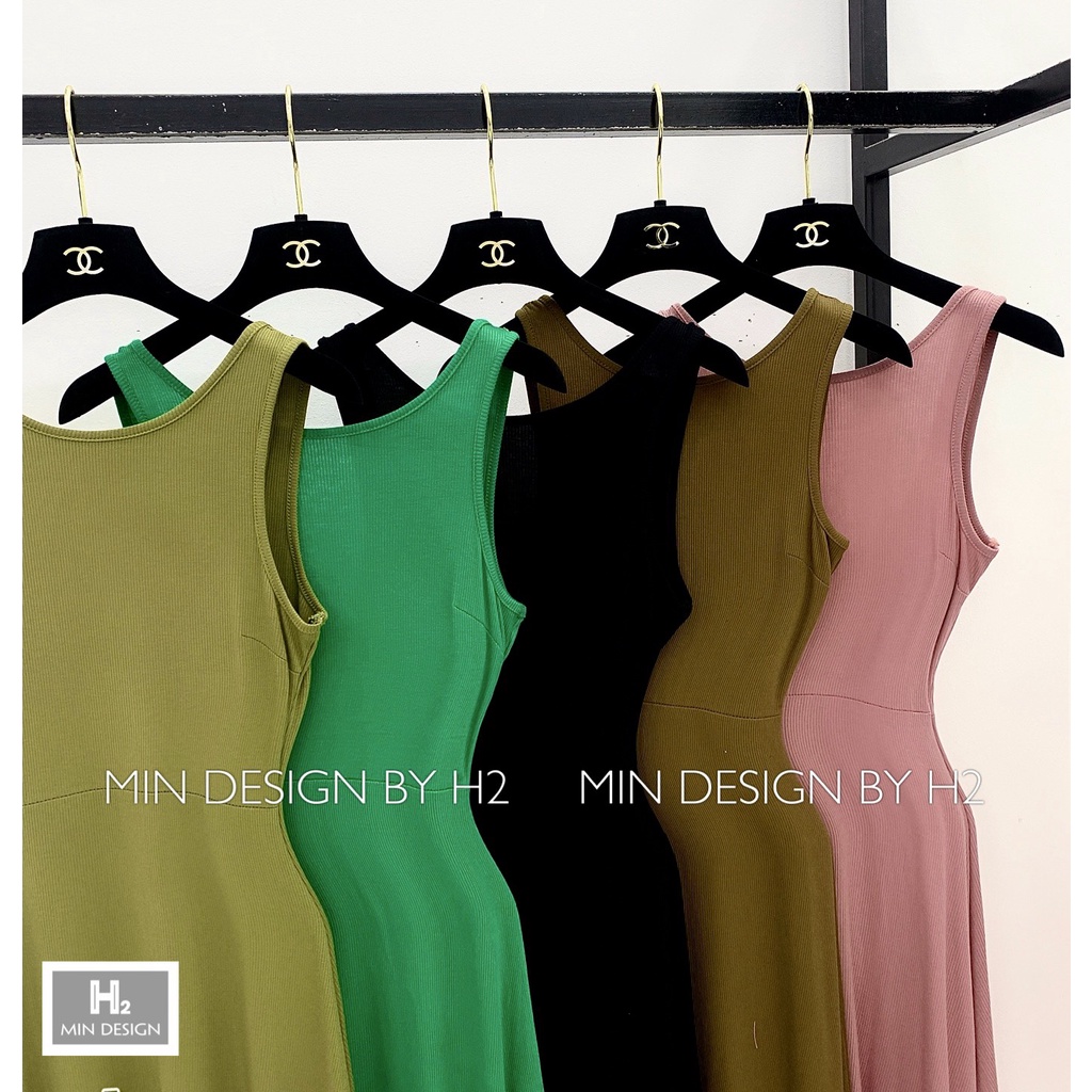 H3- Váy tăm maxi basic