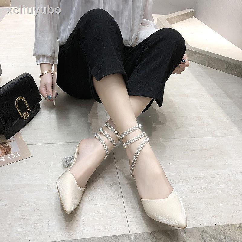 Giày Xăng Đan Cao Gót Đính Đá Thời Trang Cho Nữ | BigBuy360 - bigbuy360.vn