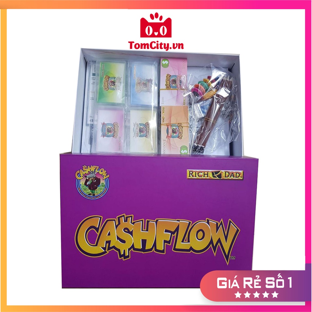 Bộ game Cashflow - Trò chơi game tài chính Cash flow cực hay của Robert Kiyosaki