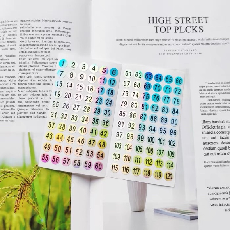 Tem dán số chai sơn gel phản quang dễ nhìn