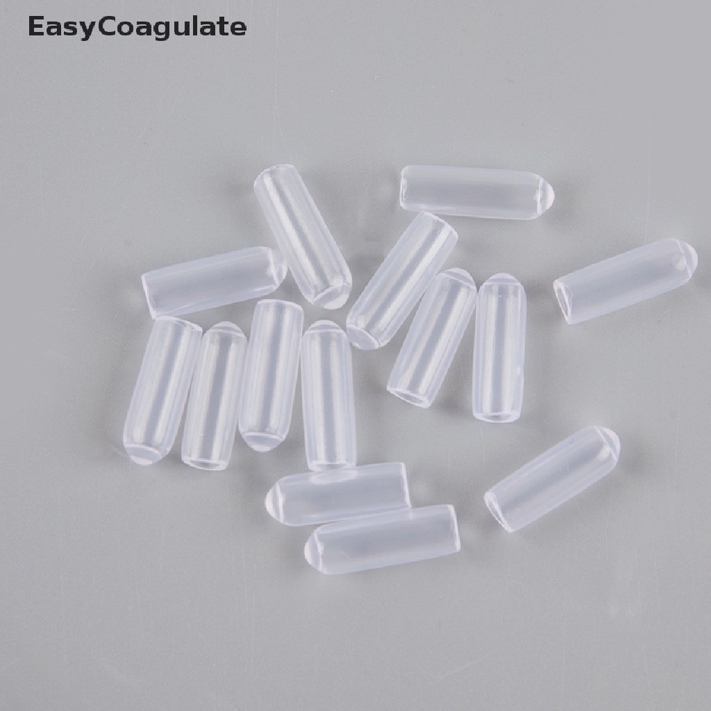 Bộ 200 Đầu Cao Su Trong Suốt Cỡ Vừa 3.5mm Cho Băng Đô Kim Loại 4mm