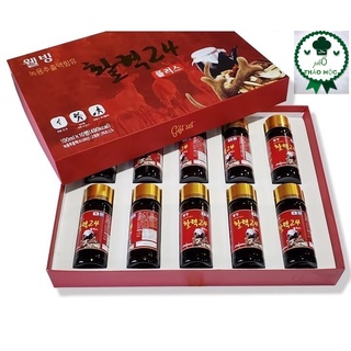 Nước hồng sâm nhung hươu Hàn Quốc 100ml x 10 chai – Hàng chính hãng