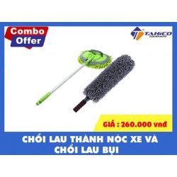 [COMBO] Chổi lau nóc ô tô và chổi lau bụi ô tô  - Tahico