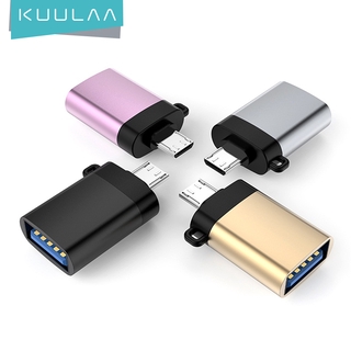 Bộ Chuyển Đổi Otg Micro KUULAA Mini Cổng Usb Có Thể Mang Đi Tiện Dụng
