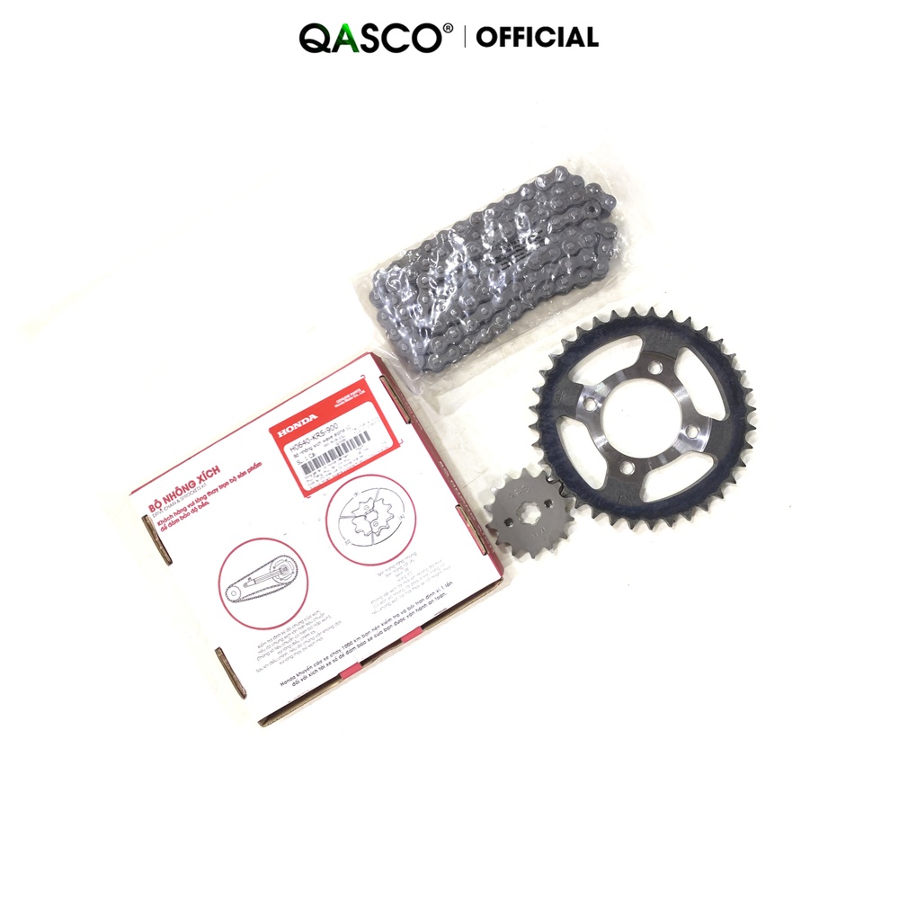 Bộ nhông xích mã KRS HONDA Wave anpha đời đầu / Alpha +  QA _