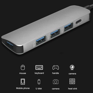 Hub USB Micro B 4 cổng USB 3.0/ 1 cổng Micro B (bảo hành 12 tháng)