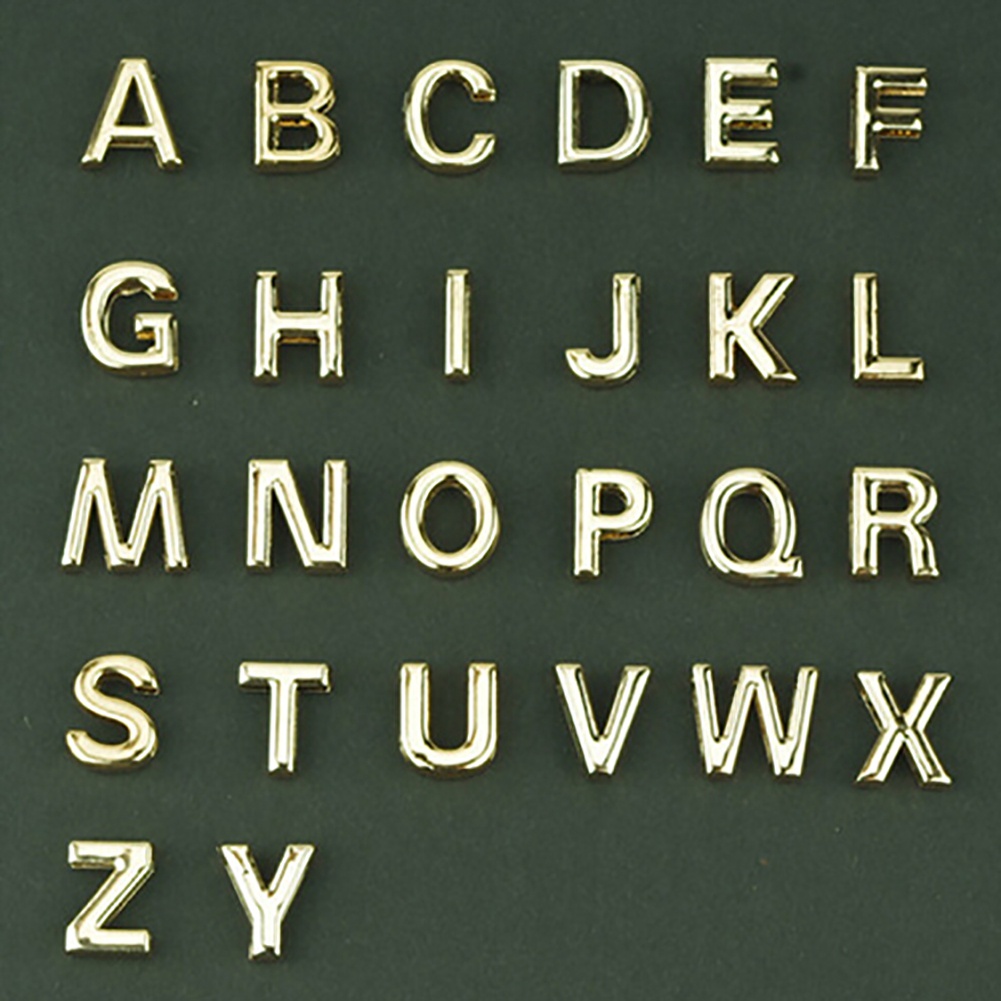 Dây chuyền hợp kim đính chữ cái DIY