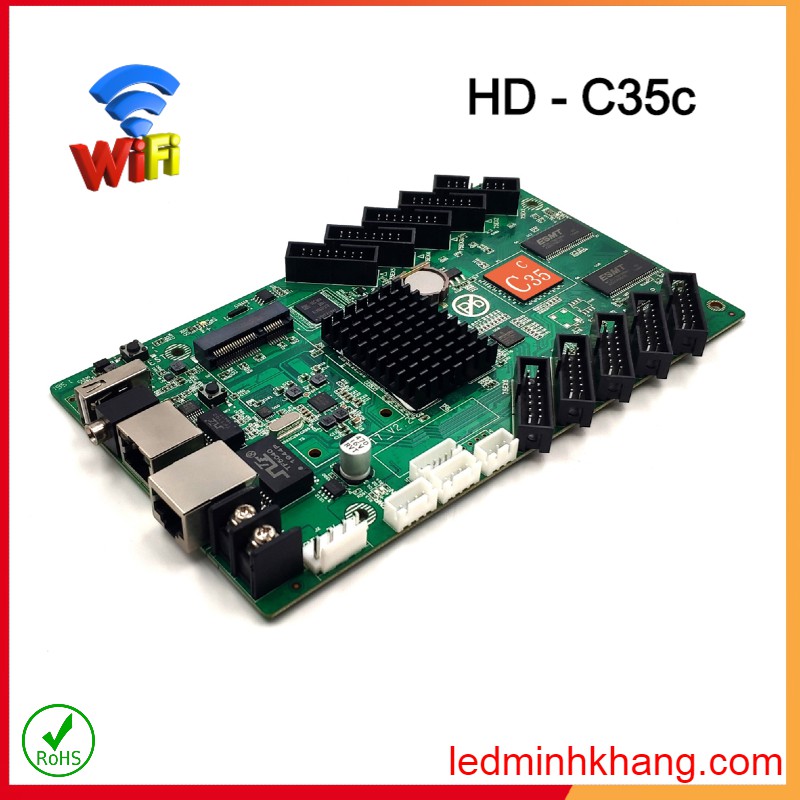 Card HD C35 cao 10 cổng có hub wifi
